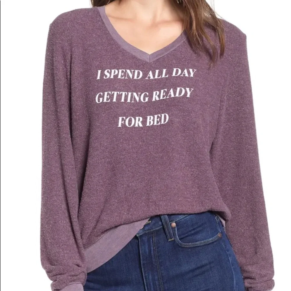 Wildfox I spend all day getting ready for bed. Washed Line Dried Worn Once. - Picture 3 of 6